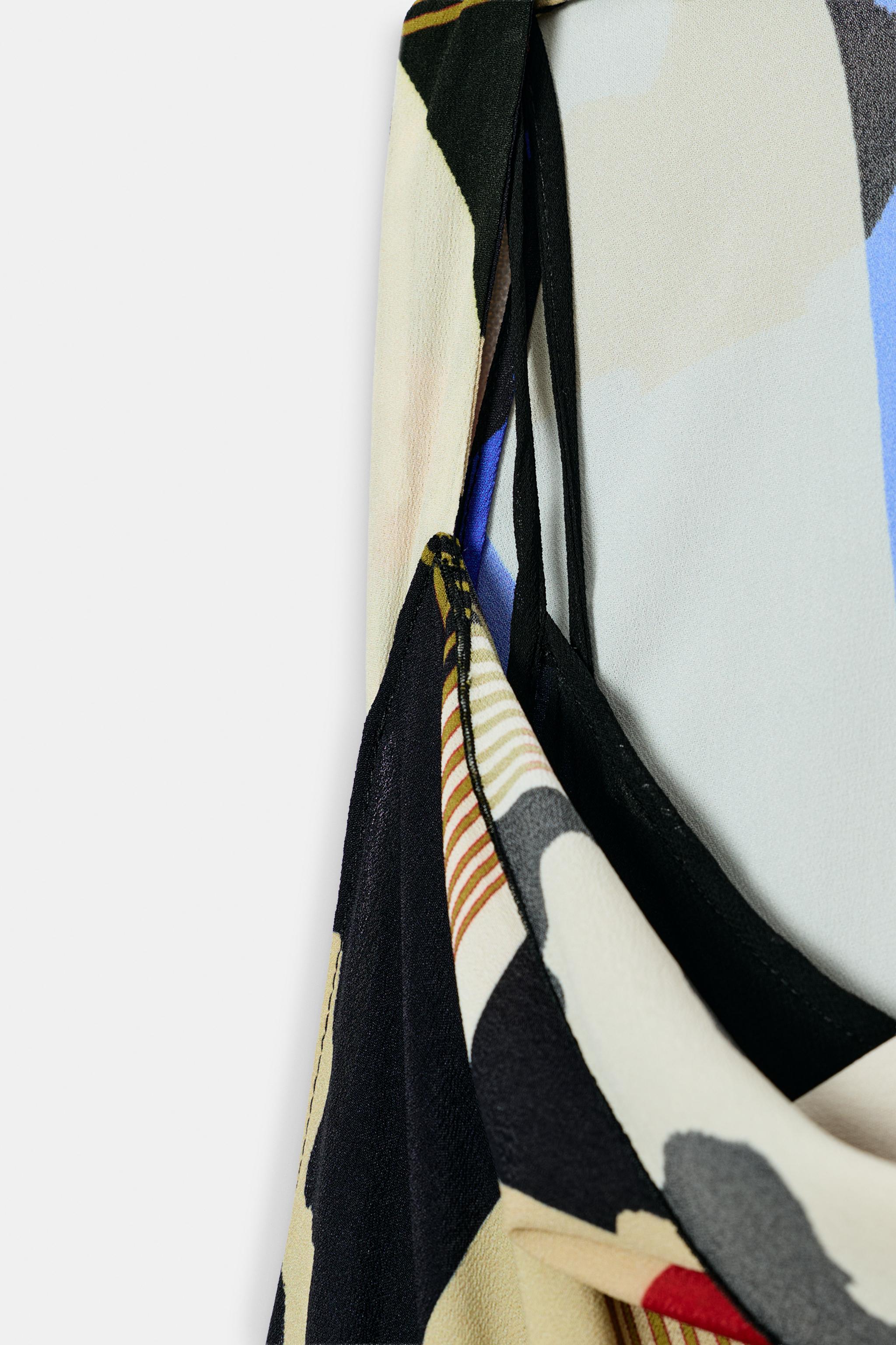 ZW COLLECTION PRINTED MIDI DRESS